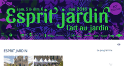 Desktop Screenshot of esprit-jardin.fr